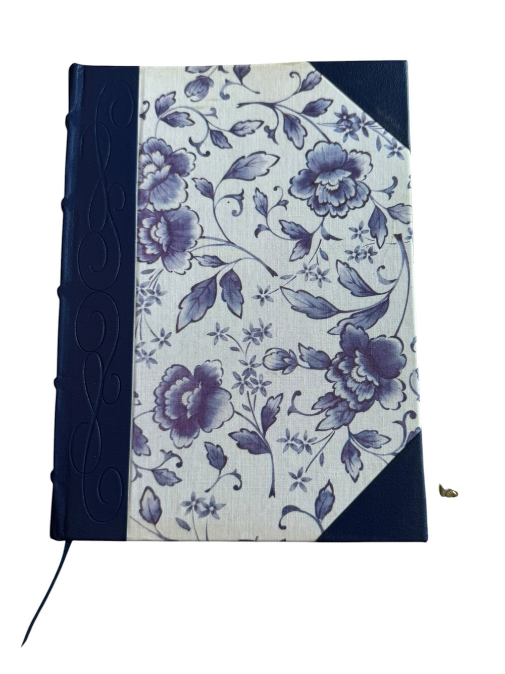 Blue Floral Hardcover Journal - Picture 8 of 8